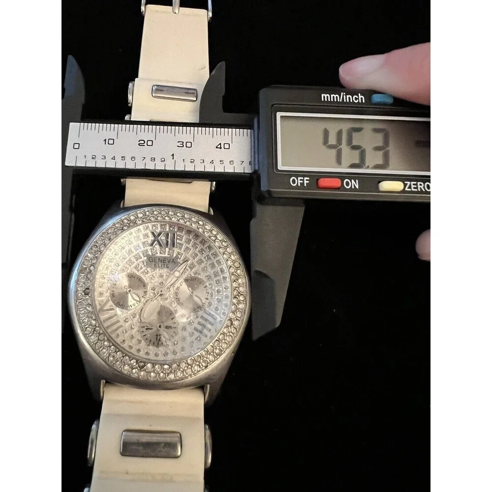 Geneva Elite Bubble Face Watch Working